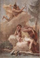 Tiepolo, Giovanni Battista - Villa Valmarana Mercury Appearing to Aeneas